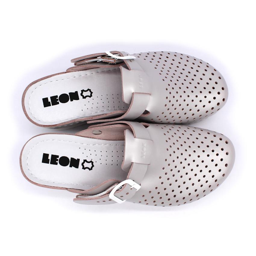 1000 LEON Comfort női bőr klumpa