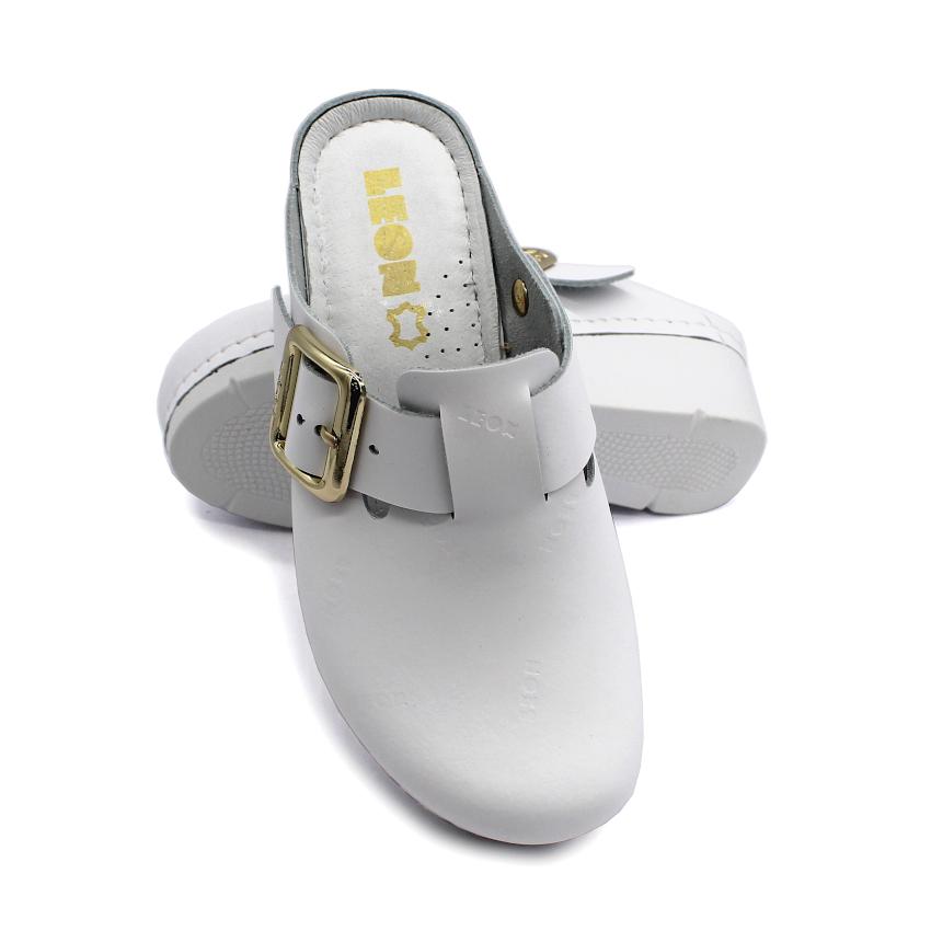 1024 LEON Comfort női bőr klumpa