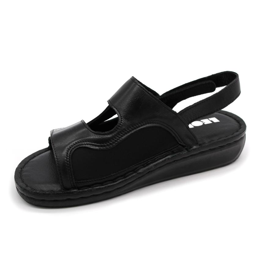 320 LEON Comfort női bőr szandál