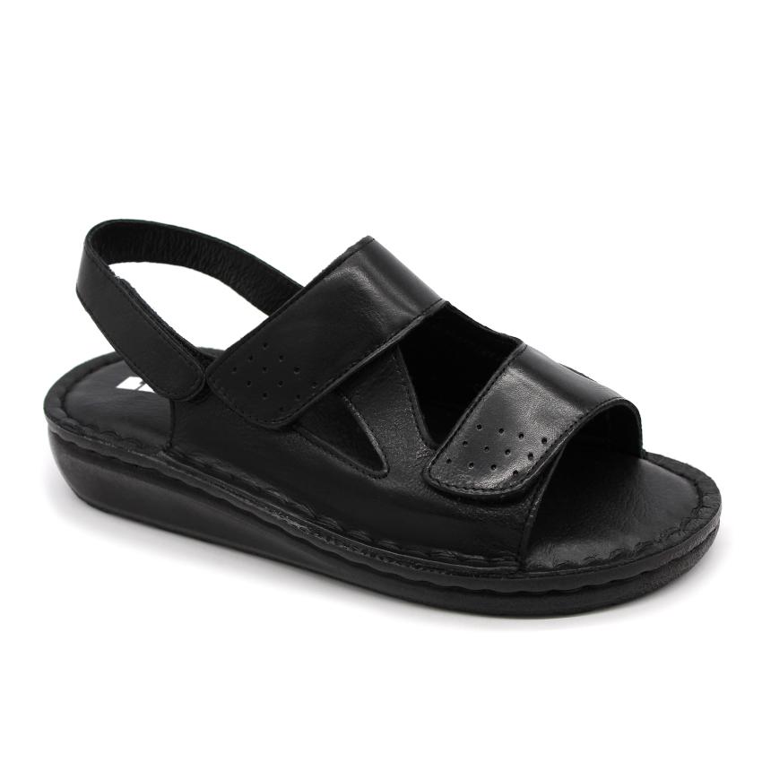 320 LEON Comfort női bőr szandál