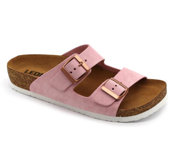 4010 LEON Comfort női bőr papucs
