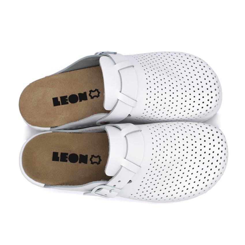 5001 LEON Comfort női bőr klumpa