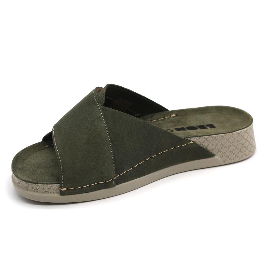 510 LEON Comfort női bőr papucs