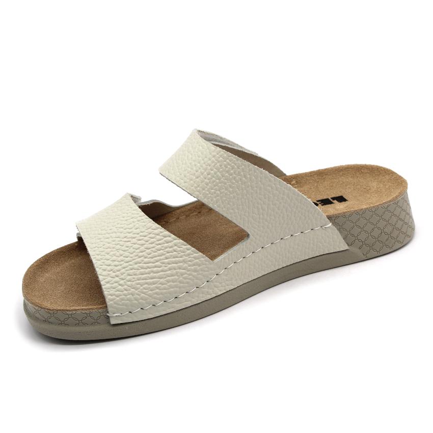 511 LEON Comfort női bőr papucs