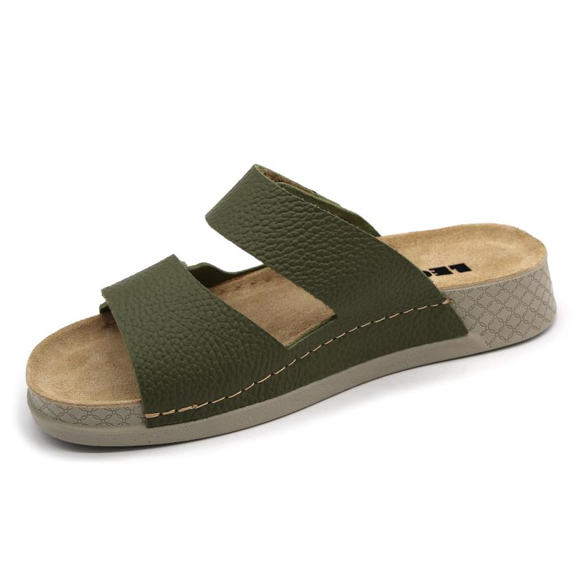511 LEON Comfort női bőr papucs