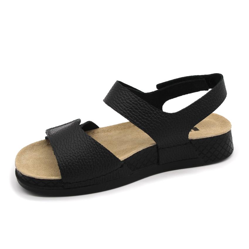 520 LEON Comfort női bőr szandál