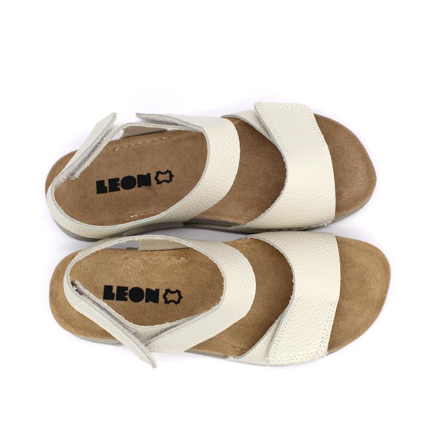 520 LEON Comfort női bőr szandál