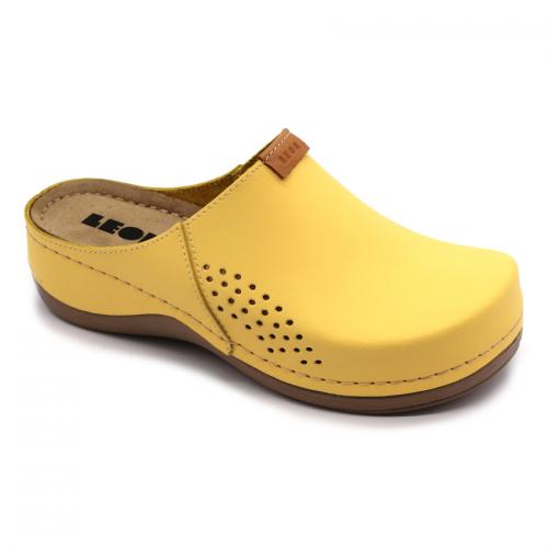 930 LEON Comfort női bőr klumpa