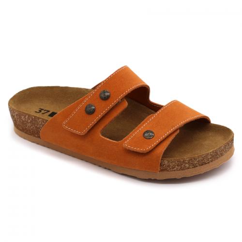 4050 LEON Comfort női bőr papucs