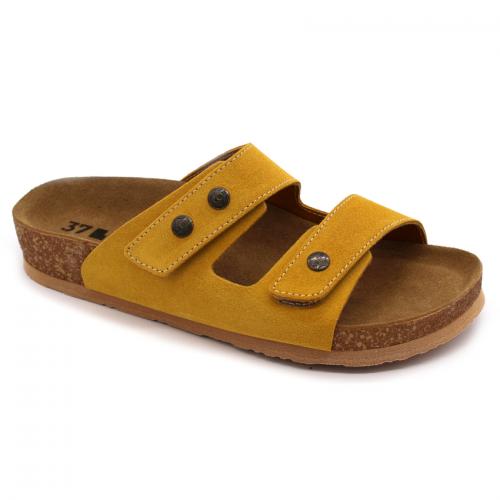 4050 LEON Comfort női bőr papucs