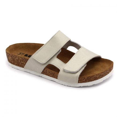 4051 LEON Comfort női bőr papucs