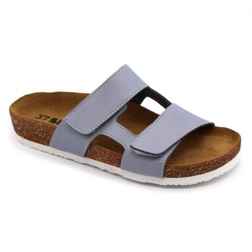 4051 LEON Comfort női bőr papucs
