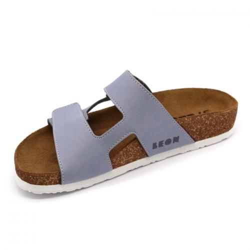 4051 LEON Comfort női bőr papucs