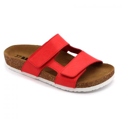 4051 LEON Comfort női bőr papucs