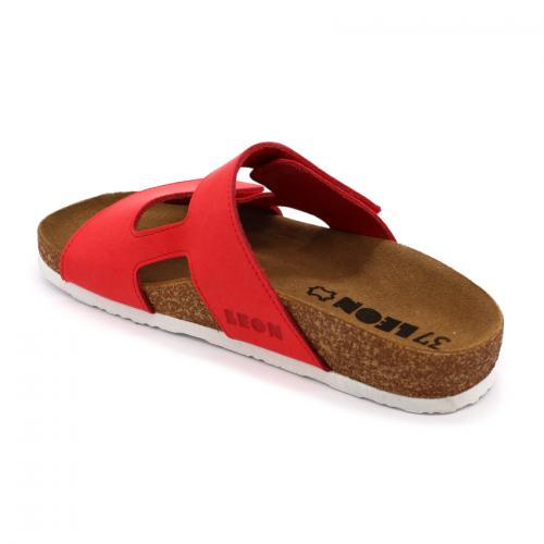 4051 LEON Comfort női bőr papucs
