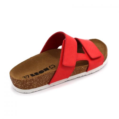 4051 LEON Comfort női bőr papucs