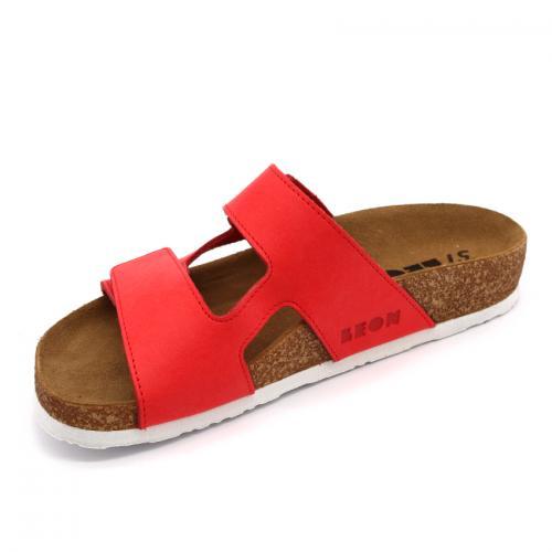 4051 LEON Comfort női bőr papucs