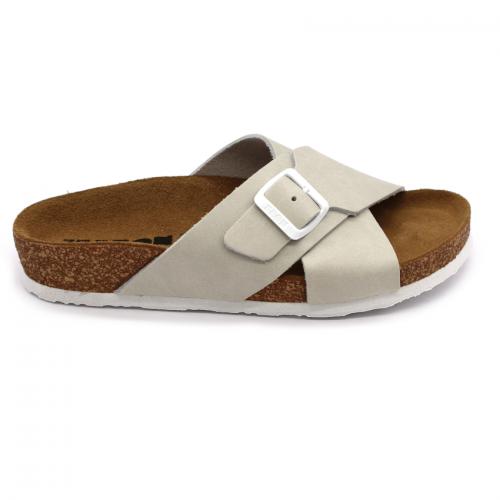 4053 LEON Comfort női bőr papucs