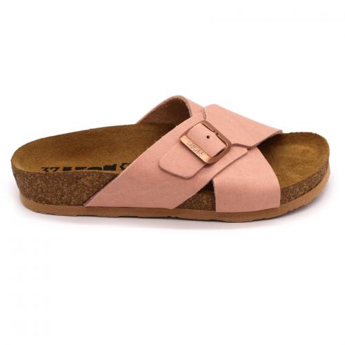 4053 LEON Comfort női bőr papucs