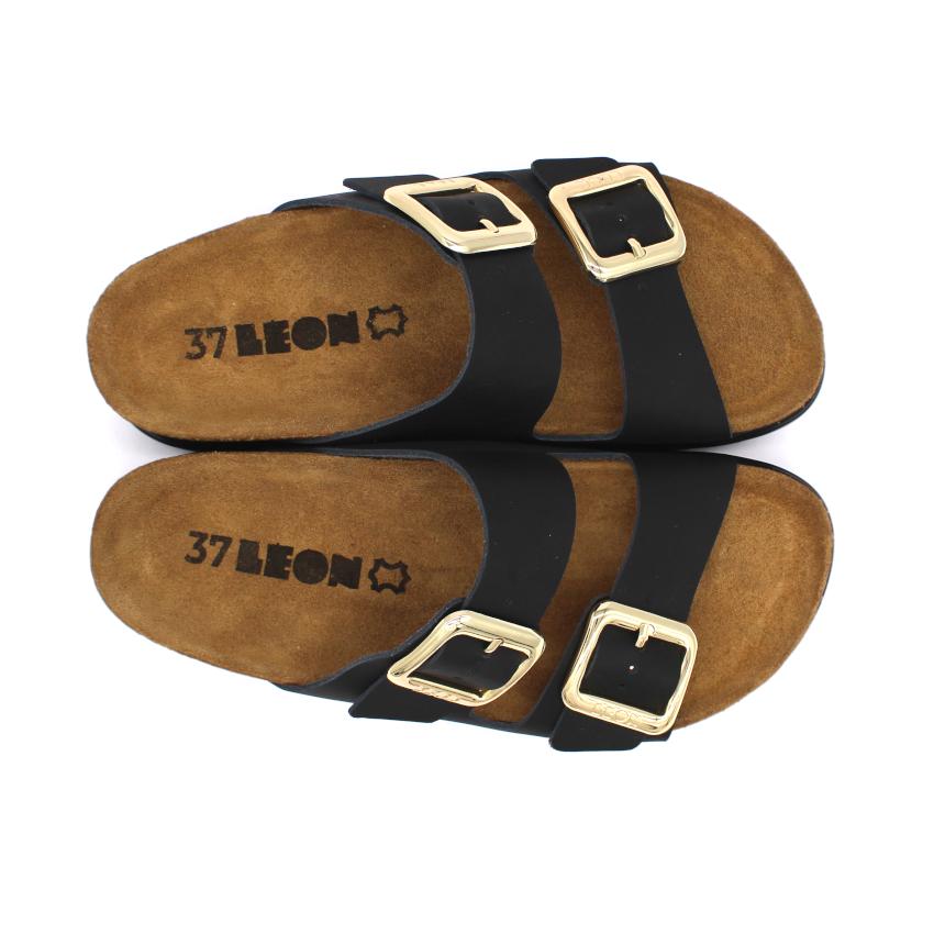 6010 LEON Comfort női bőr papucs