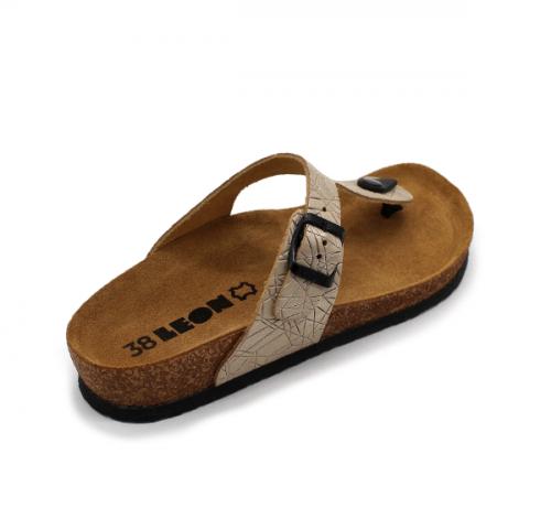 4080 LEON Comfort női bőr papucs