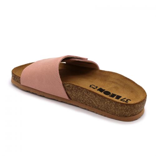 4022 LEON Comfort női bőr papucs