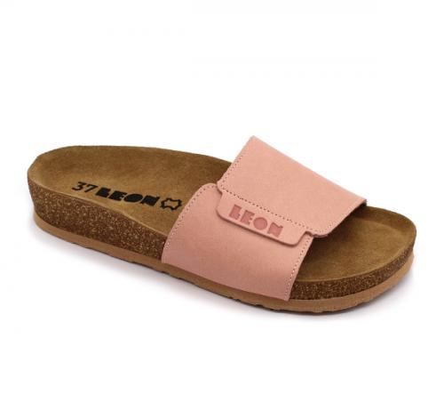 4022 LEON Comfort női bőr papucs