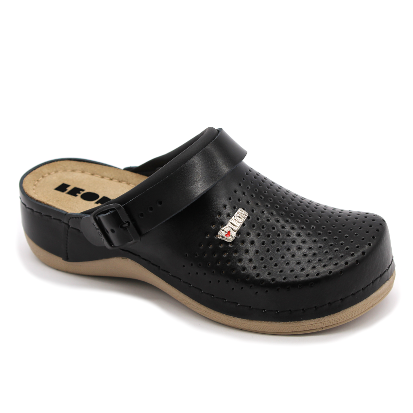 991 LEON Comfort női bőr klumpa