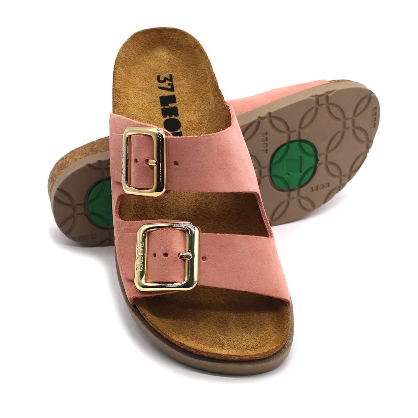 7010 LEON Comfort női bőr papucs