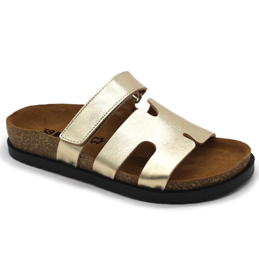 7032 LEON Comfort női bőr papucs