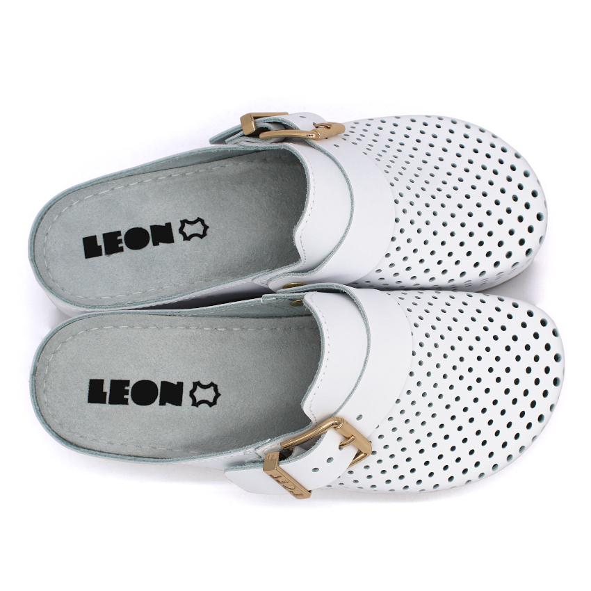 940 LEON Comfort női bőr klumpa