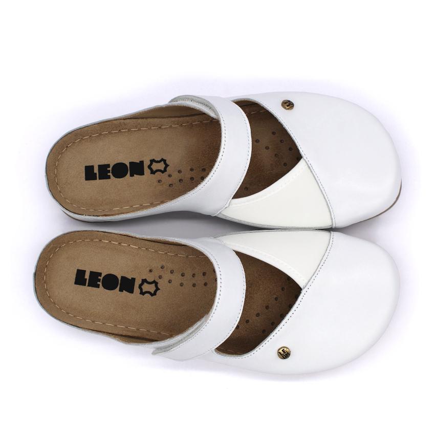 953 LEON Comfort női bőr klumpa