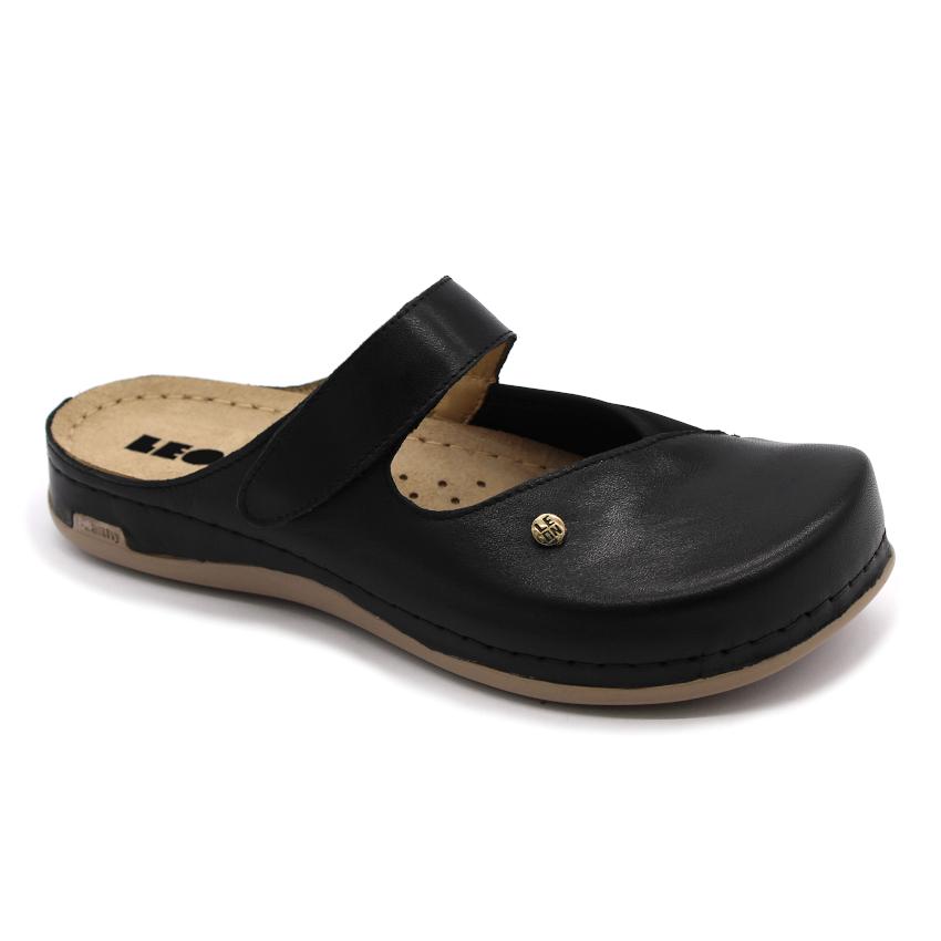 953 LEON Comfort női bőr klumpa