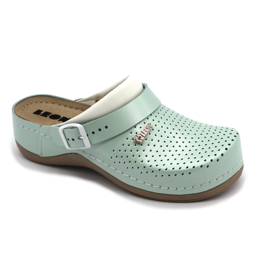 991 LEON Comfort női bőr klumpa