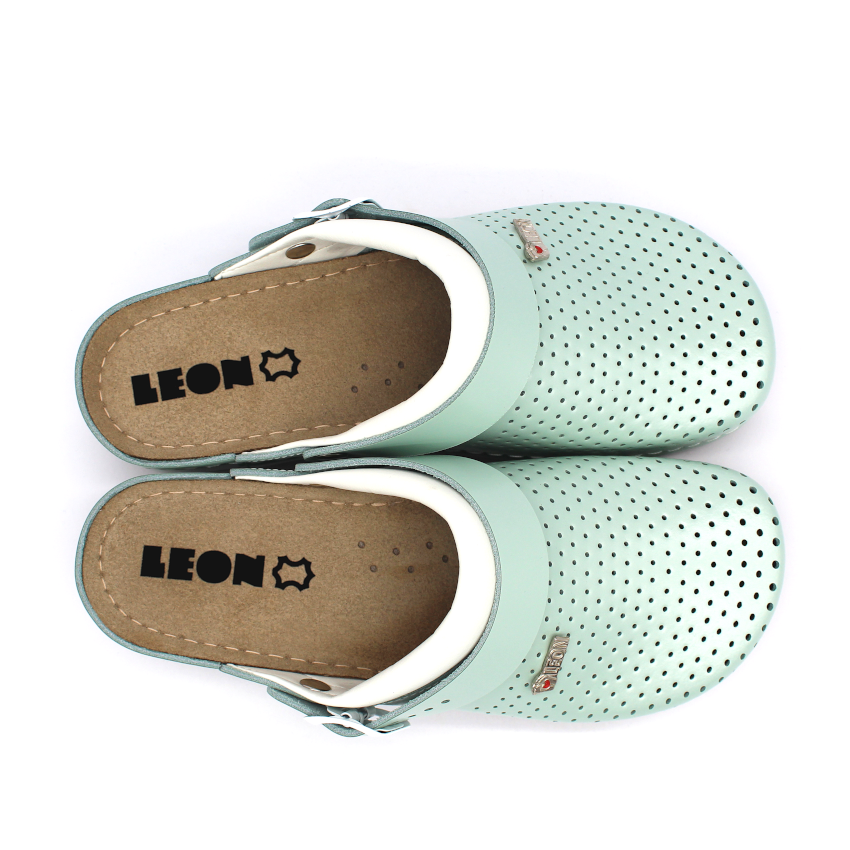 991 LEON Comfort női bőr klumpa