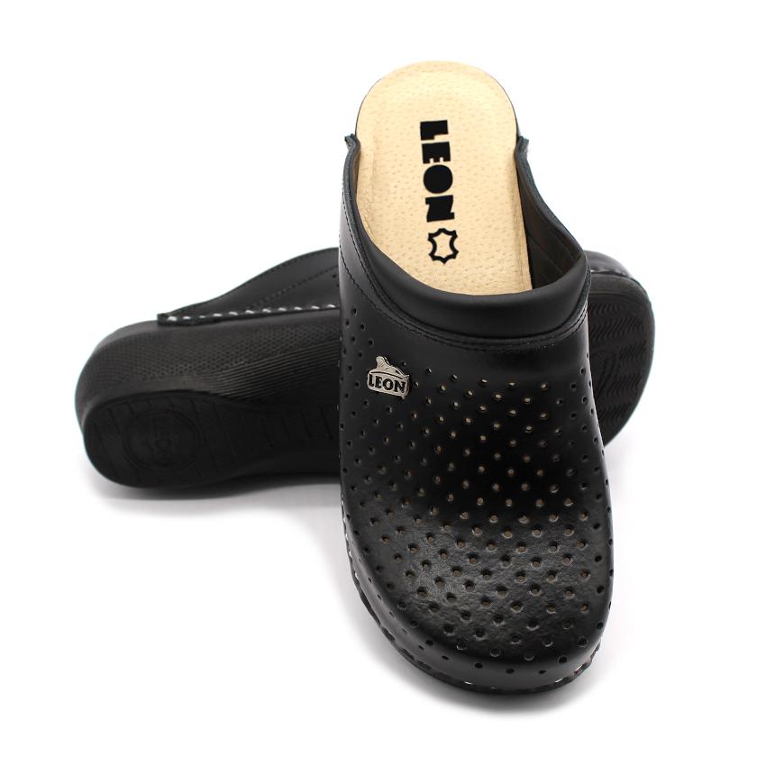 PU100 LEON Comfort női bőr klumpa