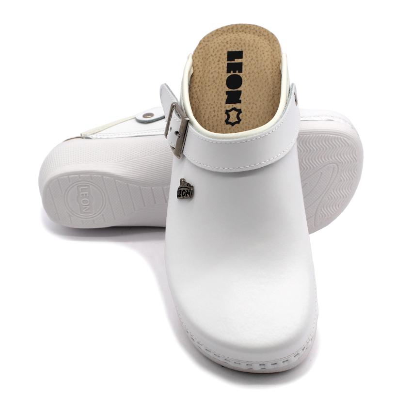 PU101 LEON Comfort női bőr klumpa
