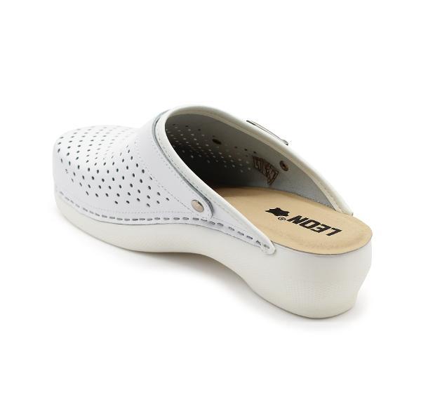 PU101 LEON Comfort női bőr klumpa