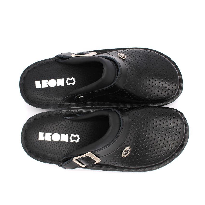 V202 LEON Comfort női bőr klumpa