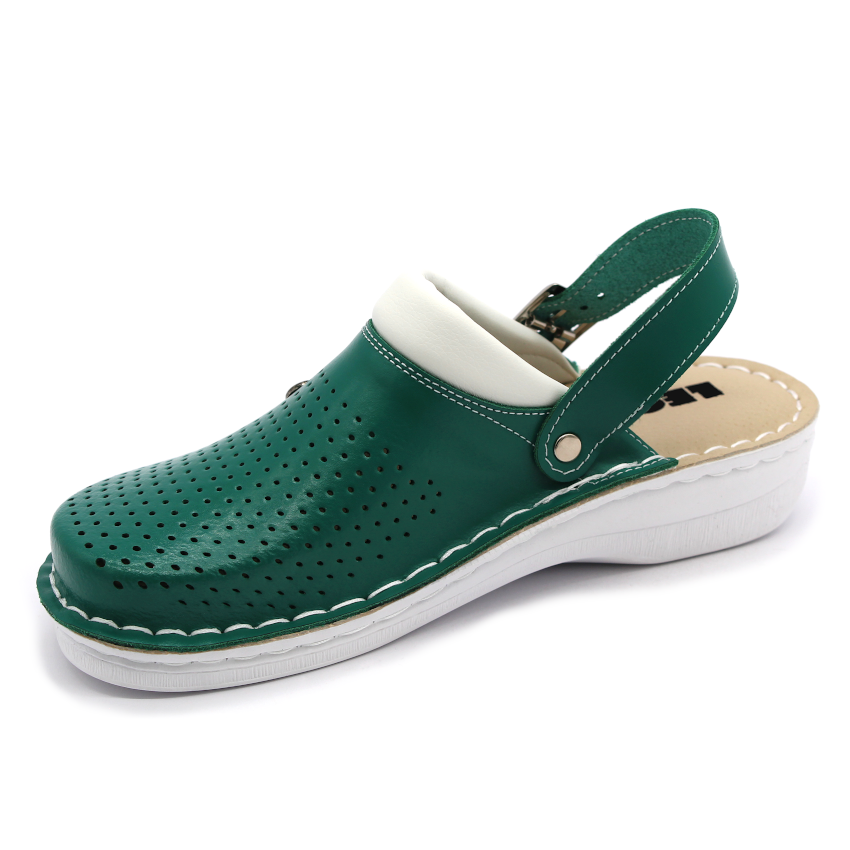 V202 LEON Comfort női bőr klumpa