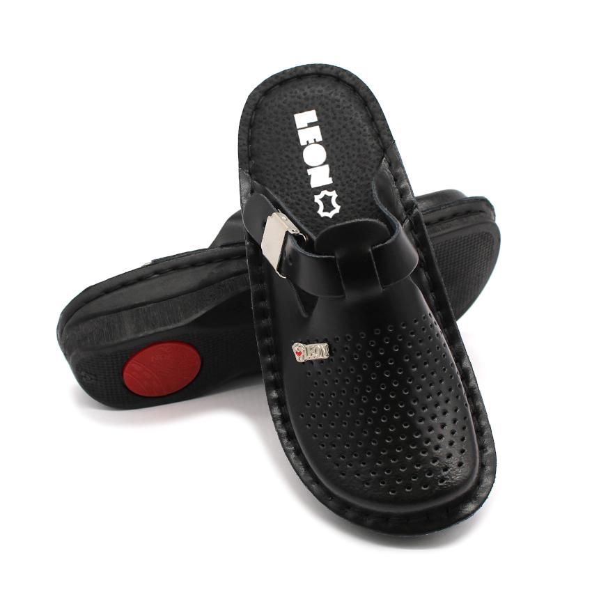 V260 LEON Comfort női bőr klumpa