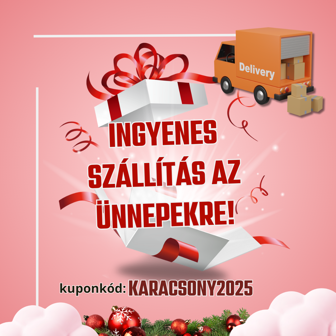 INGYENES SZÁLLÍTÁS AZ ÜNNEPEKRE!