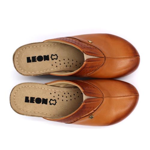 1002 LEON Comfort női bőr klumpa