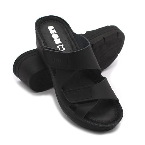 1004 LEON Comfort női bőr papucs