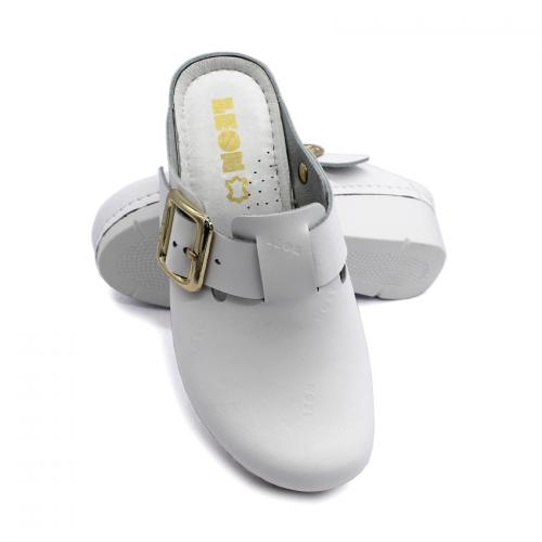 1024 LEON Comfort női bőr klumpa