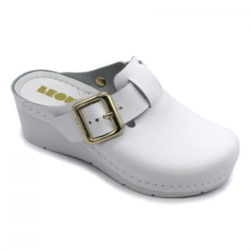 1024 LEON Comfort női bőr klumpa