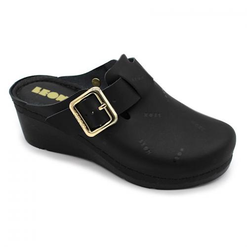1024 LEON Comfort női bőr klumpa