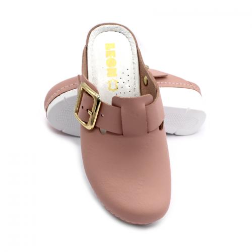 1024 LEON Comfort női bőr klumpa