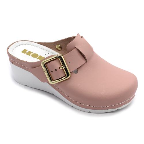 1024 LEON Comfort női bőr klumpa