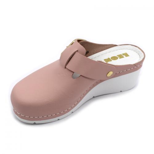 1024 LEON Comfort női bőr klumpa